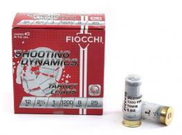 Main product image for Fiocchi Shooting Dynamics Target Load  12 Gauge Ammo 2-3/4"  1 oz #8 shot  25 Round Box