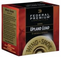 Federal Premium Upland Wing-Shok High Velocity 12 Gauge 2.75 1 3/8 oz 4 Shot 25 Bx/ 10 Cs