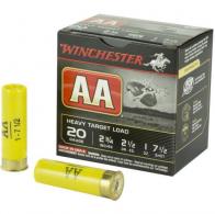 Winchester AA Heavy 20 Gauge Ammo  2.75 1 oz #8 Shot 25rd box