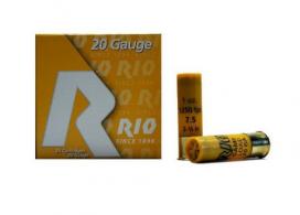Main product image for Rio Ammunition Game Load Heavy Field 20 Gauge 2.75" 1 oz 7.5 Shot 25 Bx/ 10 Cs