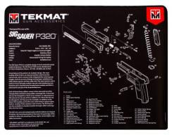 TekMat Ultra Premium Cleaning Mat Sig P320 Parts Diagram 15" x 20"