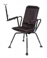 BenchMaster Sniper Seat 360 Shooting Chair Black Steel Legs w/Foam Back