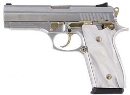 Taurus PT38 .38 super Stainless/Gold FS, Pearl grips