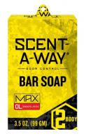Hunters Specialties Scent-A-Way Max Bar Soap Odor Eliminator Natural Vegetable Proteins 3.5 oz - 07757