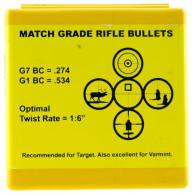 Berger Bullets 22423 Target .22 Cal .224 90 gr Secant Very Low Drag 100 Per Box - 22423