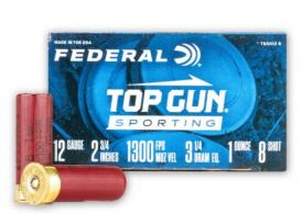 Federal Top Gun Ammo 12 GA 2.75 1 oz #8 shot  25rd box