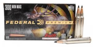 Main product image for Federal 300 Win Mag 180 gr Swift Scirocco II 20/Box