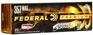 Federal Premium HammerDown 357Mag 170gr Bonded Hollow Point 20rd box - LG3571