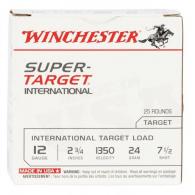 Winchester Ammo Super Target 12 Gauge 2.75 7/8 oz 7.5 Shot 25 Bx/ 10 Cs
