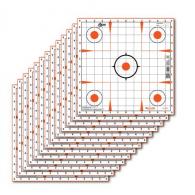 Allen EZ Aim Paper 12" x 12" Sight-In Grid White/Orange 12 Per Pack