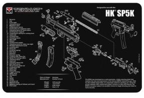 TekMat Original Cleaning Mat HK SP5K Parts Diagram 11" x 17"