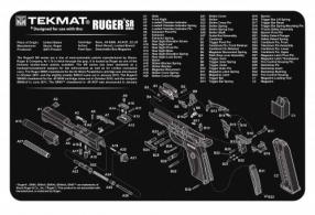 TekMat Original Cleaning Mat Ruger SR9 Parts Diagram 11" x 17" - TEKR17RUGER-SR9