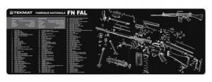 TekMat Original Cleaning Mat FN-FAL Parts Diagram 12" x 36" - TEKR36FNFAL