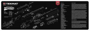 TekMat Original Cleaning Mat Mossberg Shotgun Parts Diagram 12" x 36"
