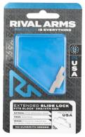 Rival Arms Slide Lock Compatible With For Glock Gen 3-4 Extended Stainless Steel - RA80G001D