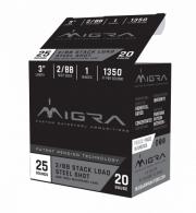 Migra Ammunitions M20S2BB6P Combinational Weekender 20 Gauge 3" 1 oz 2, BB Shot 25 Per Box/6 Cs