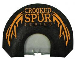 Foxpro Crooked Spur V-Cut Black Turkey Three-Half Reed Diaphragm Call - CSMOUTHBL