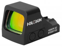 Holosun SCS Black 2/32 MOA Illuminated Green Circle w/Dot Reticle Fits Glock MOS