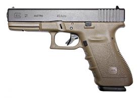 Glock 21 45 13 Rnd Fixed Sights OD Green - PI2157203