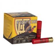 Fiocchi Golden Pheasant 28 Gauge 3" 11/16 oz 7.5 Round 25 Bx/10 Cs - 283GP75