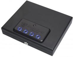 Bulldog Magnum LED Digital Top Load Vault Electronic/Key Access Code/Key Small Black Steel
