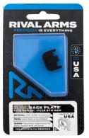 Rival Arms Slide Back Cover Plate Double Stack For Glock 17/19 Gen5 Black Anodized Aluminum Handgun - RA43G004A