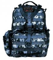 G*Outdoors Tactical Range Backpack Gray Digital 1000D Nylon 3 Handguns