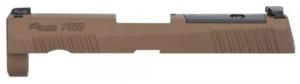 Sig Sauer P320 X-Series Slide Assembly 3.9" Barrel Sig P320 9mm Luger Coyote Brown Stainless Steel Romeo1Pro - 8900279