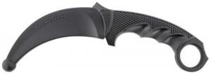 Cold Steel Trainer Karambit 4" Fixed Plain Rubber Blade Black Synthetic Rubber Handle - CS-92R49