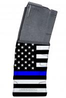 Mission First Tactical Extreme Duty AR-15, M4 30rd Black/Flag w/Thin Blue Line Polymer Detachable