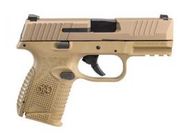 FN 509 Compact MRD Black 15+1 Capacity 3.7 9mm Pistol