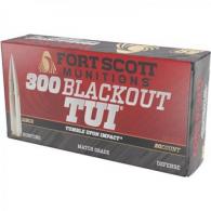 Main product image for Fort Scott Munitions TUI Solid Copper 300 AAC Blackout Ammo 115 gr 20 Round Box