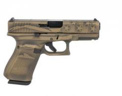 Glock PA235S204MOS G23 Gen5 Compact MOS 40 S&W 4.02" 13+1 - PA235S204MOSBBBWFLAG