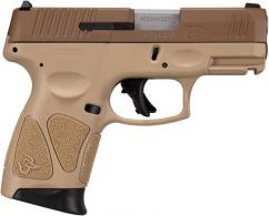 Taurus G3C MA Compliant Tan/Coyote Cerakote 9mm Pistol - 1G3C93ETMA
