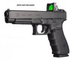 Glock G41 Gen4 MOS .45 ACP 5.31" 13+1 Black Polymer Frame Black Steel with MOS Cuts Slide Black Interchangeable Backs - G41413MOSUS