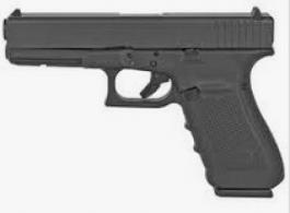 Glock G20 Gen4 10mm Auto 4.61 15+1 Black Polymer Frame Black Steel Slide Black Interchangeable Backstrap Grip