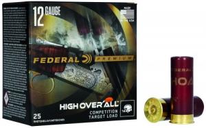 Federal Premium High Overall 12 GA Ammo 2.75 1 1/8 oz  #8 shot  25 round box