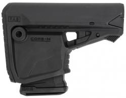 FAB Defense GL-Core Mag Buttstock Black Synthetic with Rubber Butt Pad for AR-15,M16,M4