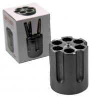 Caliber Gourmet Caliber Gourmet Cylinder Pen Holder Black Aluminum 3.25" x 2.75" Pistol Cylinder