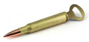 Caliber Gourmet Caliber Gourmet Bottle Opener Brass/Copper 50 Caliber Shell 50 Caliber Bullet