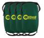 Caldwell Lead Sled Shooting Rest Weight Bag Unfilled Dark Green 4 Pack