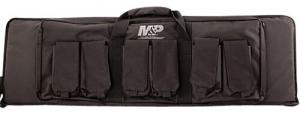 M&P Accessories Pro Tac 42" Black Nylon with Full Length External Pocket & 6 Magazine Pouches Includes Padded Shoulder St