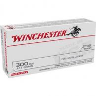 Main product image for Winchester USA Target  300 AAC Blackout Ammo  Full Metal Jacket  147 gr 20 Round Box