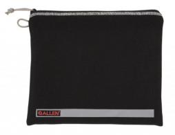Allen Pistol Pouch made of Black Polyester with Lockable Zippers, ID Label & Fleece Lining Holds Oversized Handgun 9" L x 1 - 3630