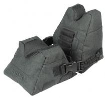 Allen Eliminator Shooting Rest Prefilled Front and Rear Bag made of Gray Polyester, weighs 4.50 lbs, 11.50" L x 7.50" H &