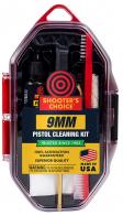 Shooters Choice Cleaning Kit 9mm/38 Cal Firearm Type Handgun Bronze/Nylon Bristle - SRS9MM