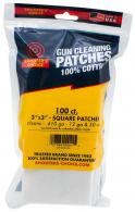 Shooters Choice Cleaning Patches .50 Cal/Multi-Gauge 3" Cotton 100 Per Pkg