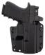Galco Corvus Belt/IWB Black Holster, Right Handed, Black, For Glock 19, with or without Red Dot - CVS226RB