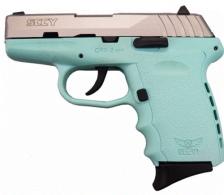 SCCY CPX-2 Gen3 Sky Blue/Stainless 9mm Pistol - CPX2TTSBG3