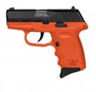 SCCY CPX-3 Orange/Black 380 ACP Pistol - CPX3CBOR